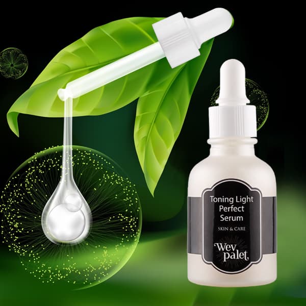 Wevpalet Toning light perfect serum on face care
